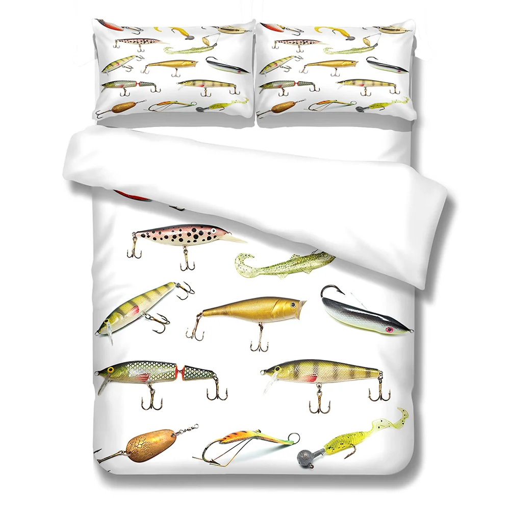 Набор пододеяльников для рыбалки комплект принадлежностей рыболовного крючка