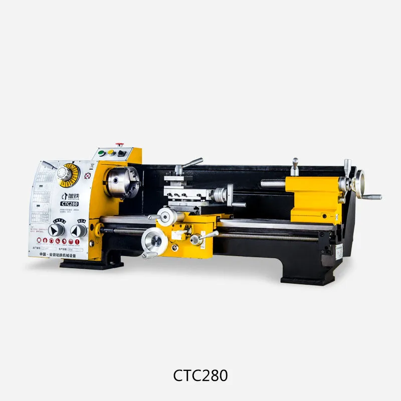 Промышленный токарный станок CTC280 домашний сделай сам с регулируемой скоростью