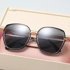 Солнцезащитные очки женские Модные поляризованные UV400 Роскошные винтажные Кристальные женские градиентные солнцезащитные очки для улицы 6190