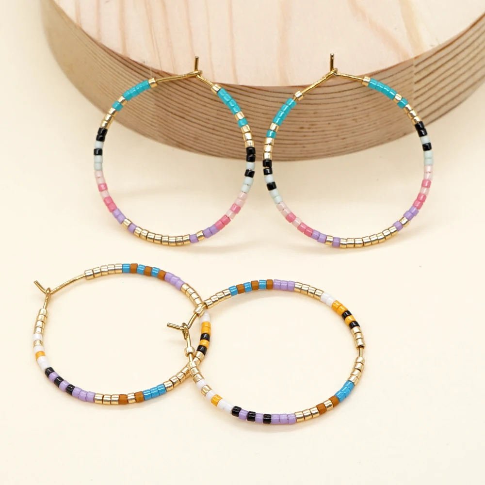Go2BoHo 2022 женские модные ювелирные изделия ручной работы Красочные винтажные бисер
