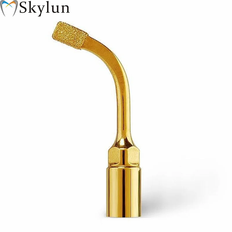 

100PCS Dental Ultrasonic Scaler Tips UL4 Golden New Dental Ultrasonic Scaler Sinus lifting tip fit Woodpecker Mectron UL4