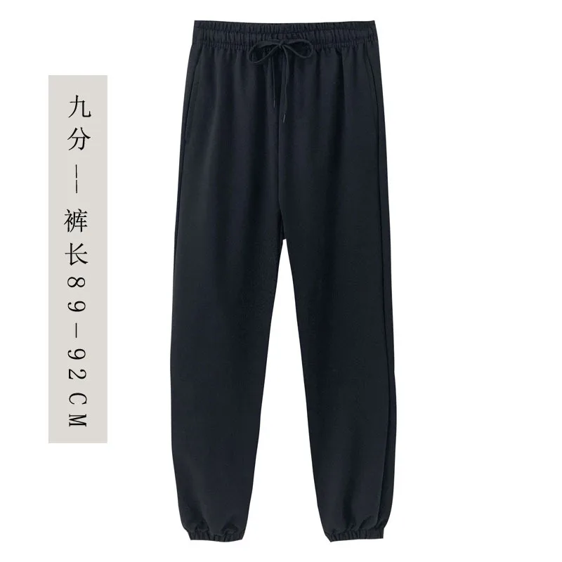 

Women Solid color sweatPants 2021 Spring Summer Fashion Female High Waist Loose Streetwear Casual Sporty Trousers Loungewear