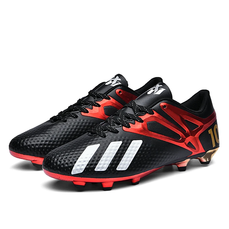

New sports shoes men's football shoes football shoes children's high ankle football shoes TF FG sports sneakers futsal shoes
