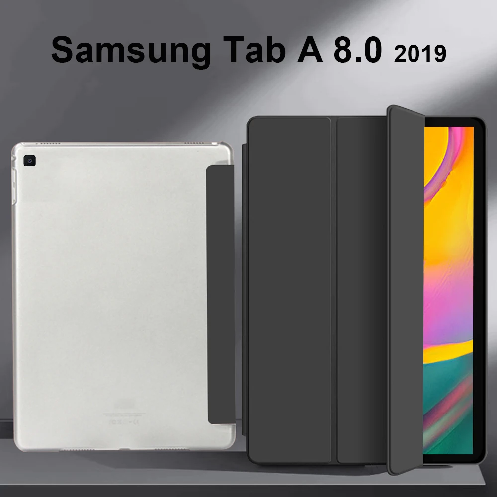 

Folio Coque for Samsung Galaxy Tab A 8.0 2019 SM-T290 T295 T297 Case for Samsung Galaxy Tab A8 T290 SM-T295 8.0'' Stand Cover
