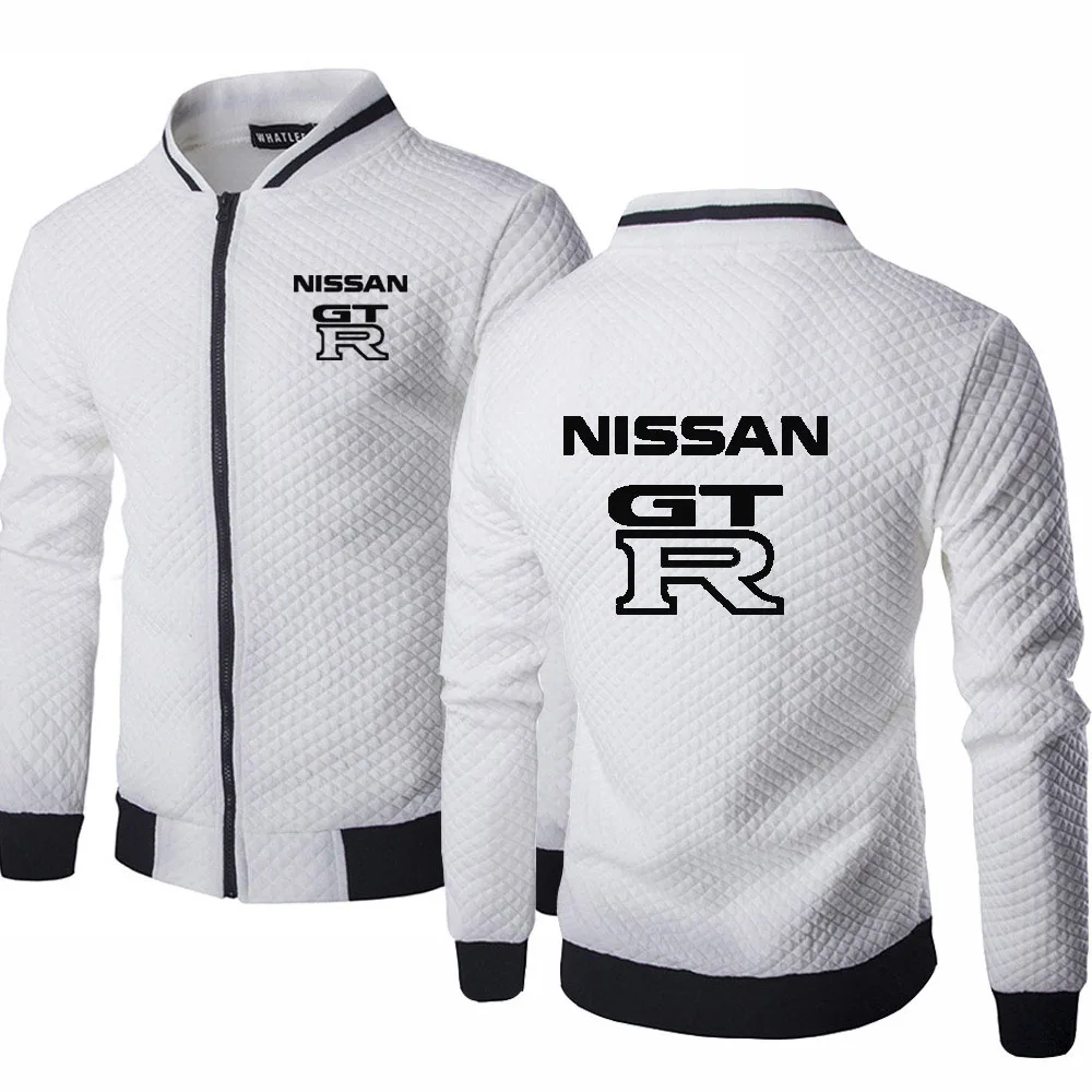 

Unisex Spring Autumn Men's Sweatshirt GTR Car Logo Printing Fashion Casual Splicing Jacquard Jacket Cotton Men's jackets