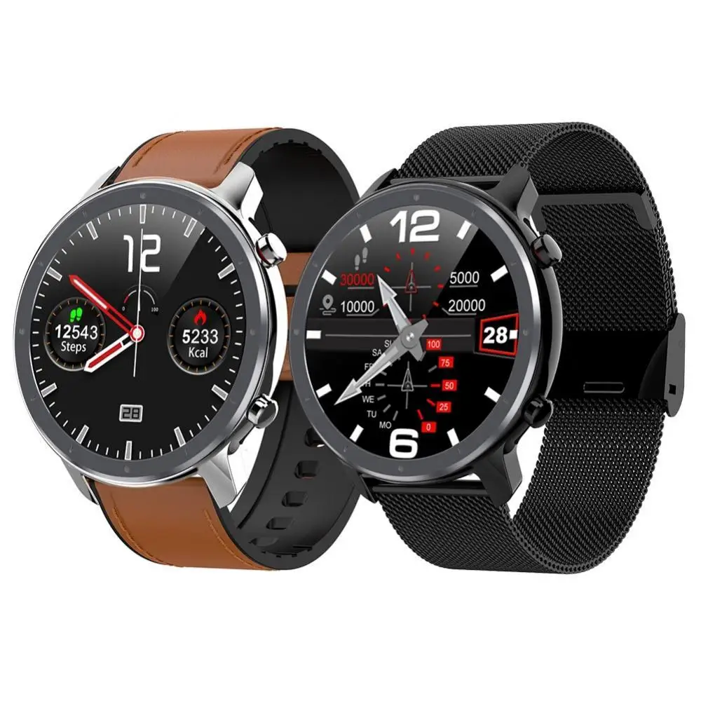 

New Smart Watch Bluetooth-compatible Call IP68 Waterproof ECG Heat Rate 360*360 Alarm Sleep VS P16 L16 Smartwatch Business Sport