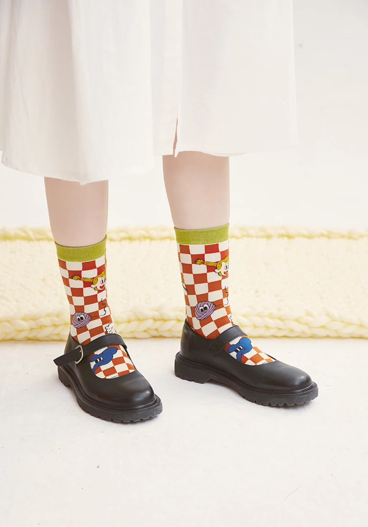 Женские носки из хлопка; calcetines cortos mujer; блестящие calcetin; если вы можете прочесть это; с оборками; kerstsokken; Губка Боб; meias compressa