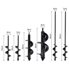 Садовый Бур, цветочный горшок, спиральное сверло, шестигранное отверстие, копатель, садоводство высадка, подстилка, рассада, 8*45 мм