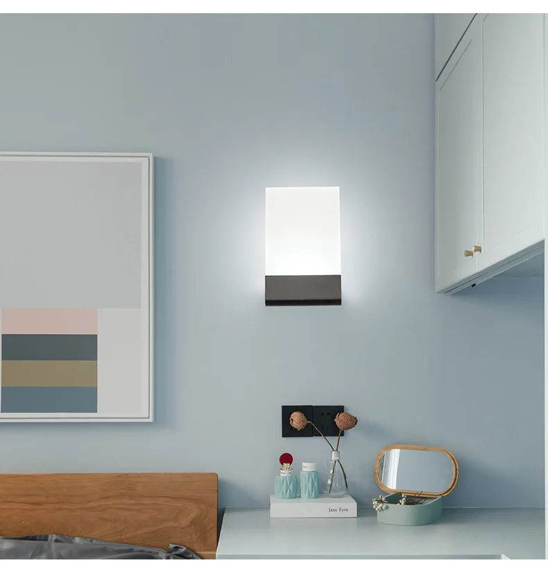 Романтическая Скандинавская светодиодная настенная лампа креативная картина