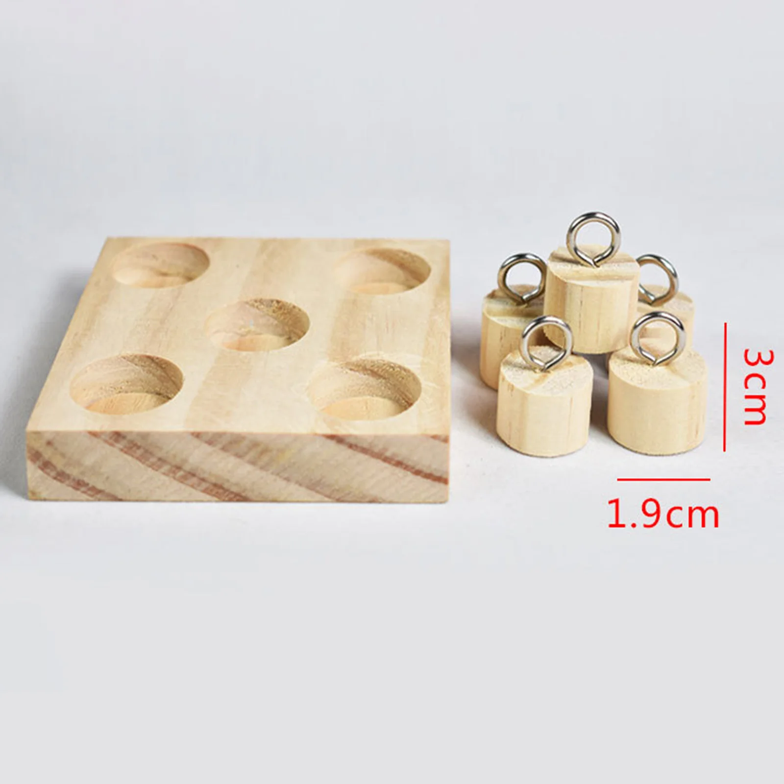 

Bird Wooden Blocks Puzzle Trainging Toy Parrot Educational Toys for Hamster Gerbil Budgies Parakeet Cockatiel Lovebirds