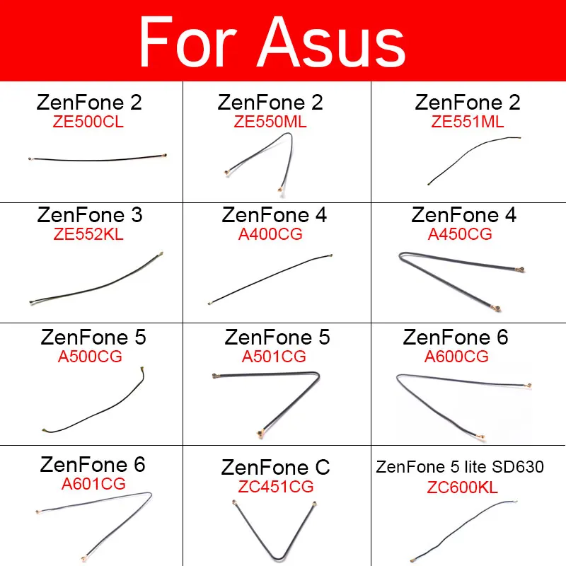 Антенна Wi Fi сигнальный гибкий кабель для Asus ZenFone 2 3 4 6 C 5 lite SD630 ZE 500CL/550ML/551ML/552KL ZC