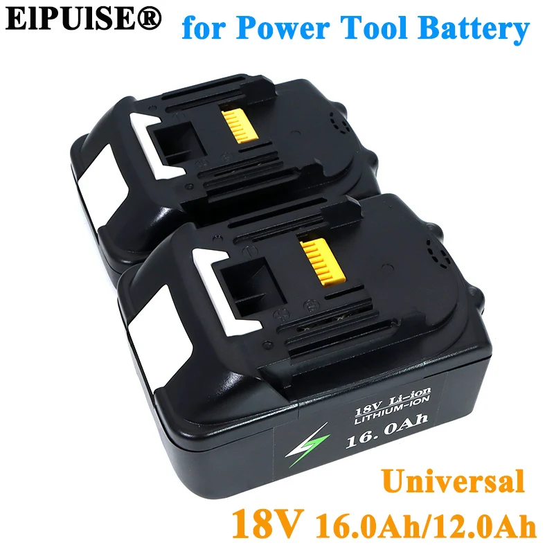 

ElPUlSE 18V 16.0Ah 12.0Ah Rechargeable Battery Lithium ion for Makita 18v Electrical Tools batteries BL1830 BL1850 BL1820 BL1860