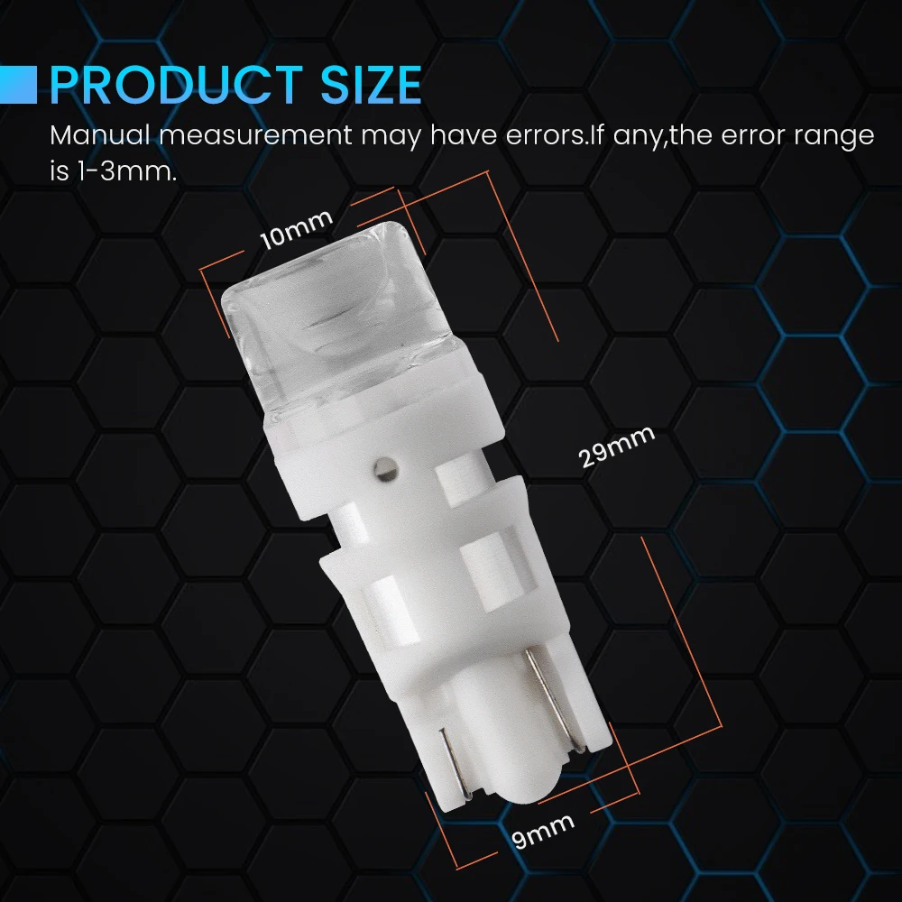 YM E Bright T10 W5W 2835 светодиодный сигнальный фонарь для объектива автомобиля 194 168