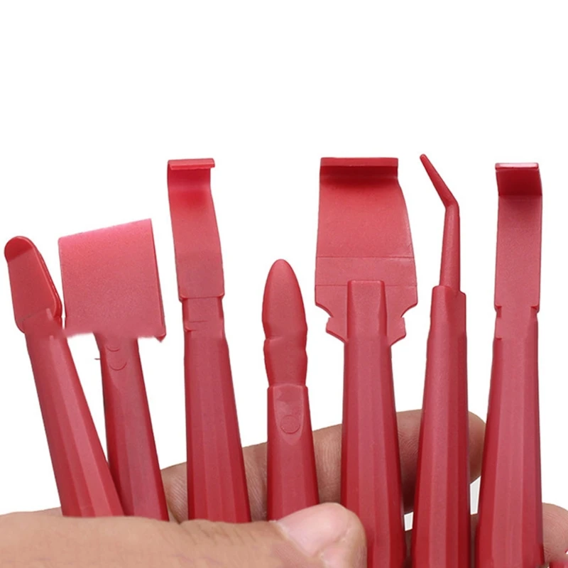 

7 Pcs/Set Car Wrap Film Squeegee Scraper Kit Edge-closing Tools for Automobile B36B