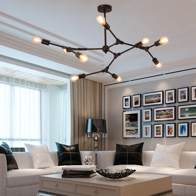

Creativity Lustre Modern Pendant Light New 6/8/9arms Hanging Lamp For Living Room Bedroom Dining Room Led Pendant Lamp 110v 220v