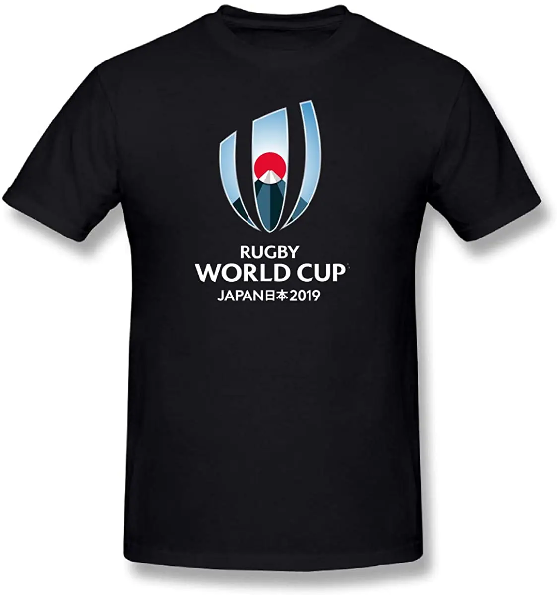 

Ruggby World Cup Black T-Shirt New Arrivals Summer Cool Men Tee Breathable All Cotton Short Sleeve Round Neck T Shirt