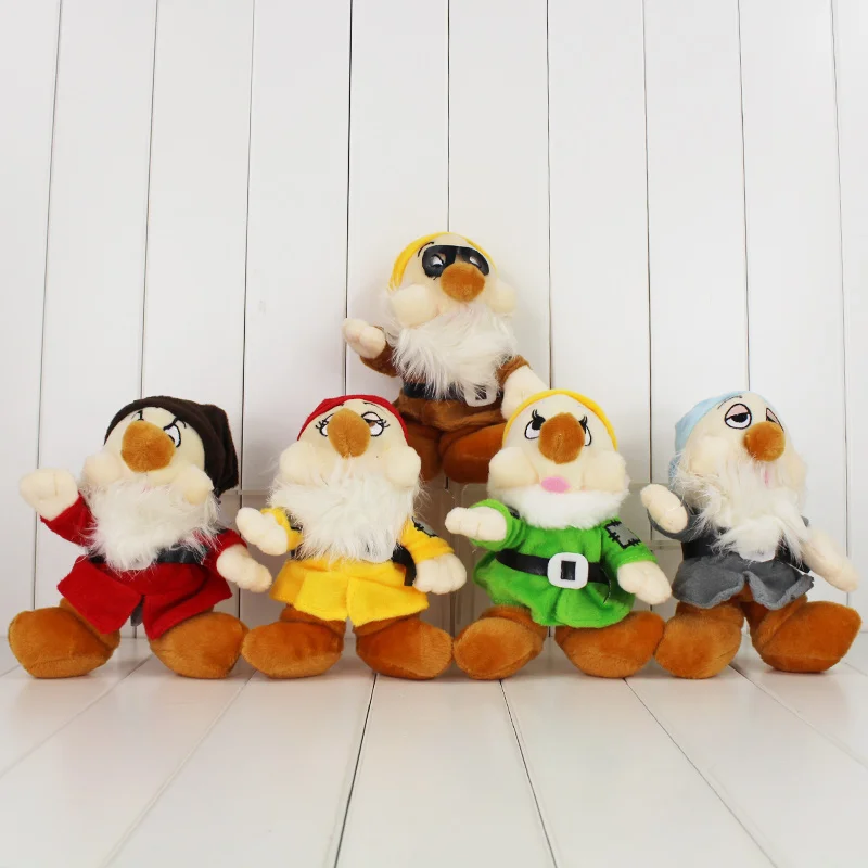 8 шт./лот плюшевые игрушки принцессы в стиле сказок Белоснежка и семь гномов