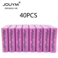 jouym 18650 batteries 3400mah inr18650 3 7v rechargeable batteries li ion lithium ion 18650 20a large current 18650vtc7