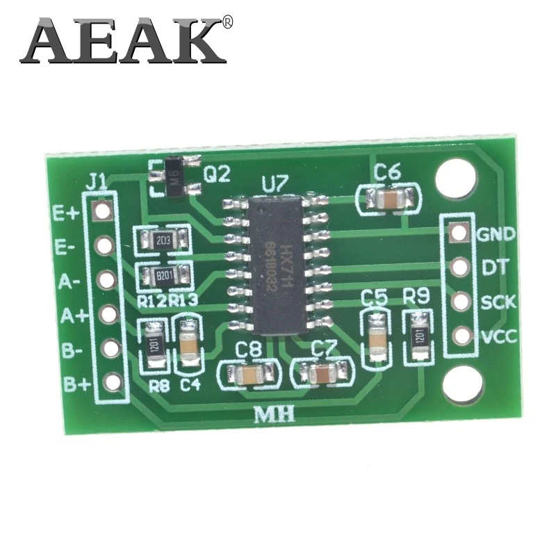 Двухканальный датчик веса AEAK HX711 24 битный прецизионный модуль A/D для электронных