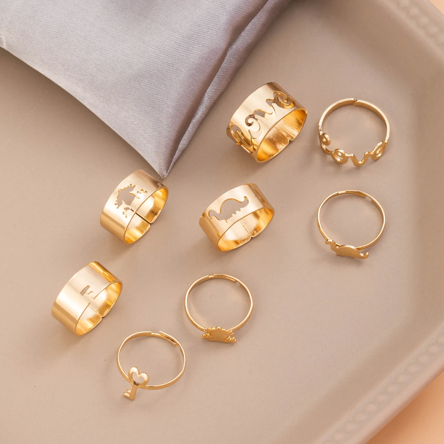 

New Style Ladies Fashion Charm Popular Aesthetics Animal Ring Opening Adjustable Gift Best Wholesale