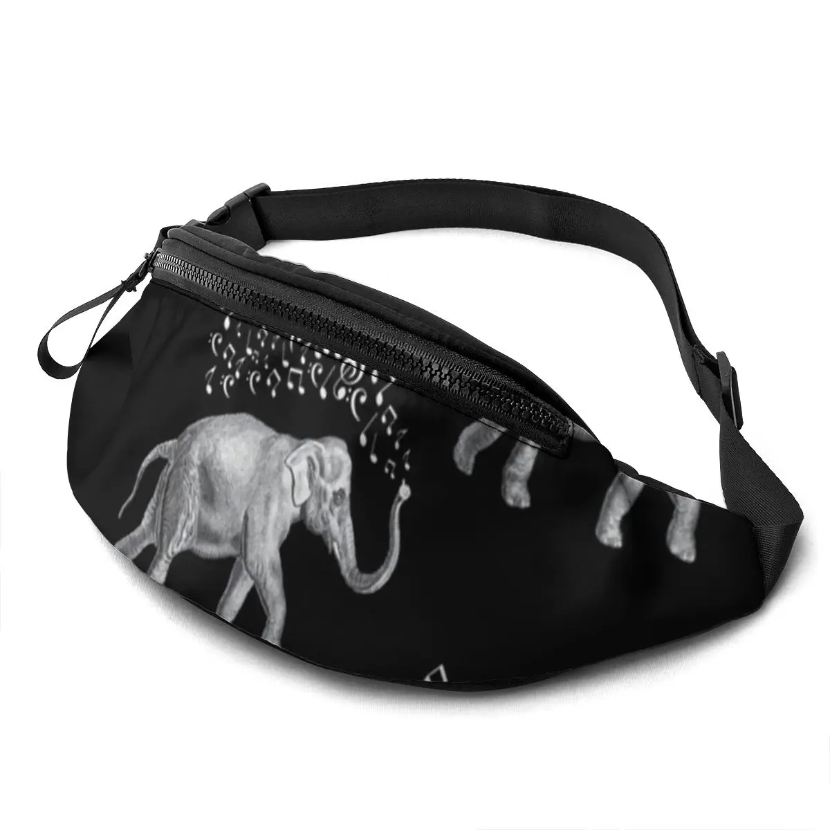 

Женская поясная сумка из полиэстера с принтом слона