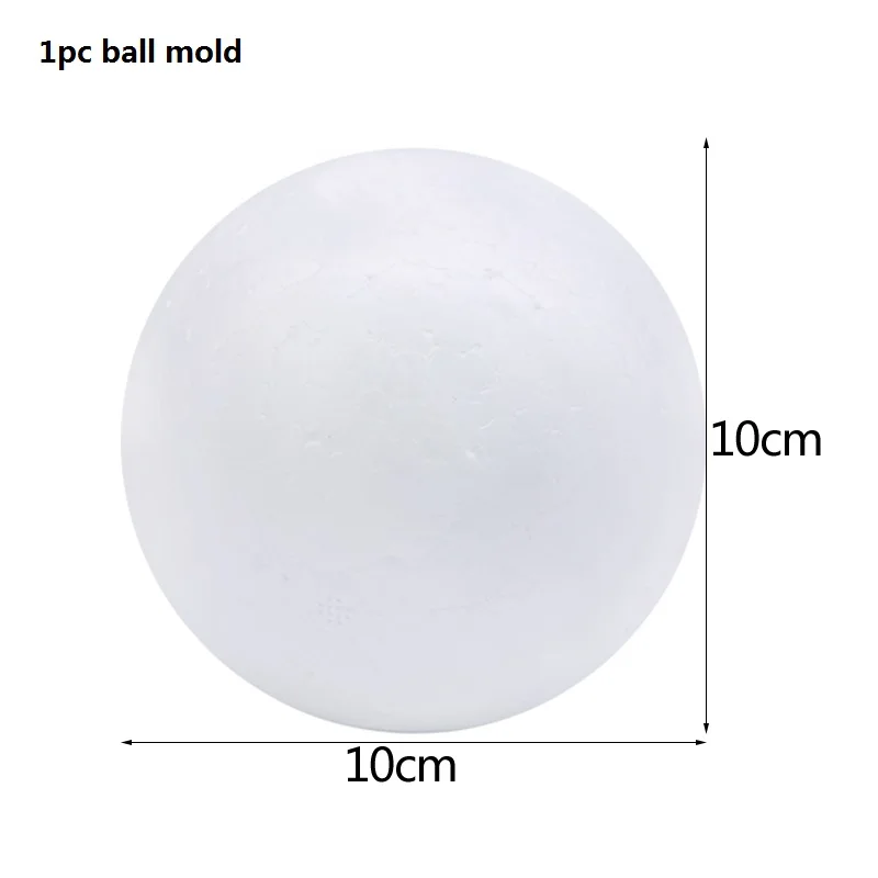 1pc 10cm ball mold 2 см 144 шт Искусственные из ПЭ пена роза цветок DIY Мишка розы для Свадебные украшения ручной работы подарок букет роз цветы венок - Цвет: 1pc 10cm ball mold