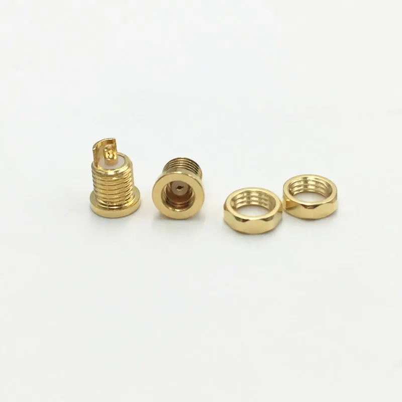 1 шт. позолоченный бериллиевый медный MMCX гнездовой разъем припой строительный