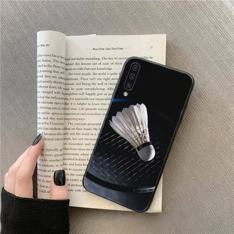 

i love badminton Phone Case For Samsung galaxy A S note 10 7 8 9 20 30 31 40 50 51 70 71 21 s ultra plus high quality funda