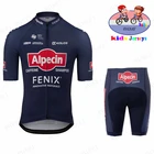 Трикотажный комплект для велоспорта шорты для женщин флуоресцентный розовый детский ALPECIN-FENIX детские дышащие детские велосипед одежда, унисекс, для мальчиков и девочек летние велосипедные шлемы