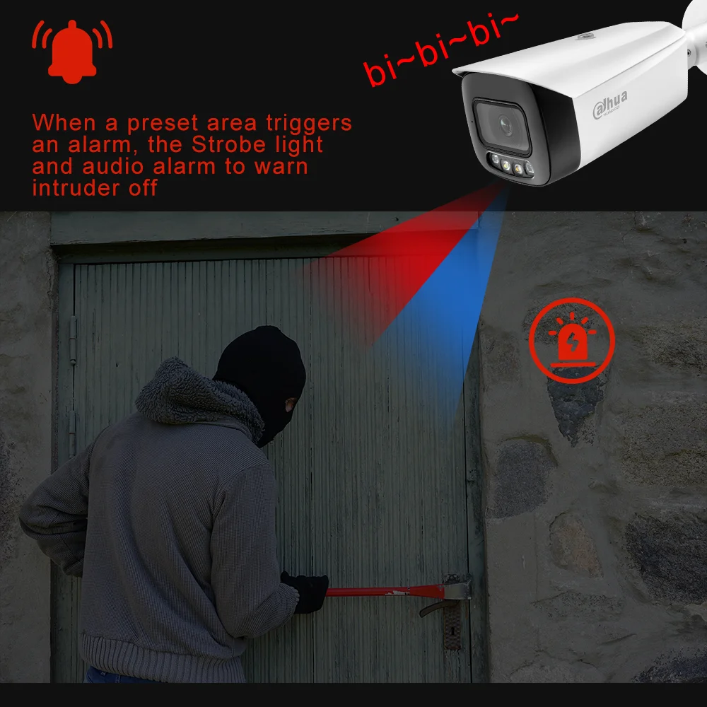 Dahua 8MP IP-камера 4K NVR Security Kit Wizsense IPC-HFW3849T1-AS-PV H265 + CCTV видеорегистратор система