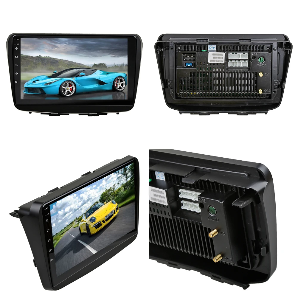 Sinosmart Android 8,1 автомобильный радиоприемник с навигацией GPS для Suzuki Vitara Brezza Baleno- 2din 2.5D ips/QLED экран