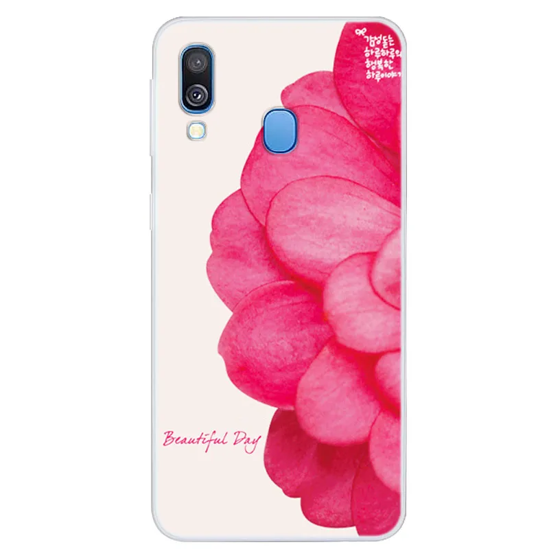 Мягкий силиконовый чехол ТПУ для samsung Galaxy A40, чехол s с мультяшным животным, нарисованная задняя крышка, чехол для samsung A40 A 40, бампер для телефона 5,9 - Цвет: 68