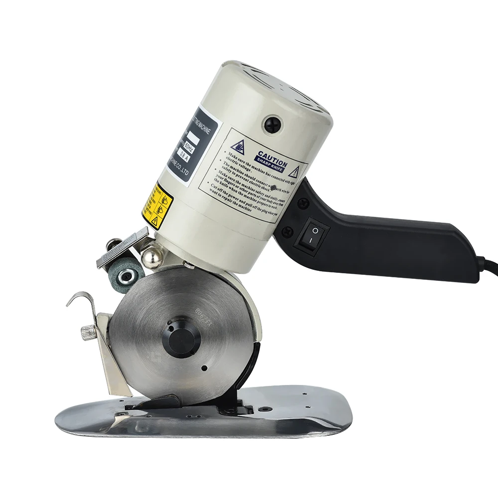 

Electric Clothing Cutting Machine Portable Cloth Scissors Round Knife Fabric Cutter Shears Circular Knife Blade Diameter 90MM