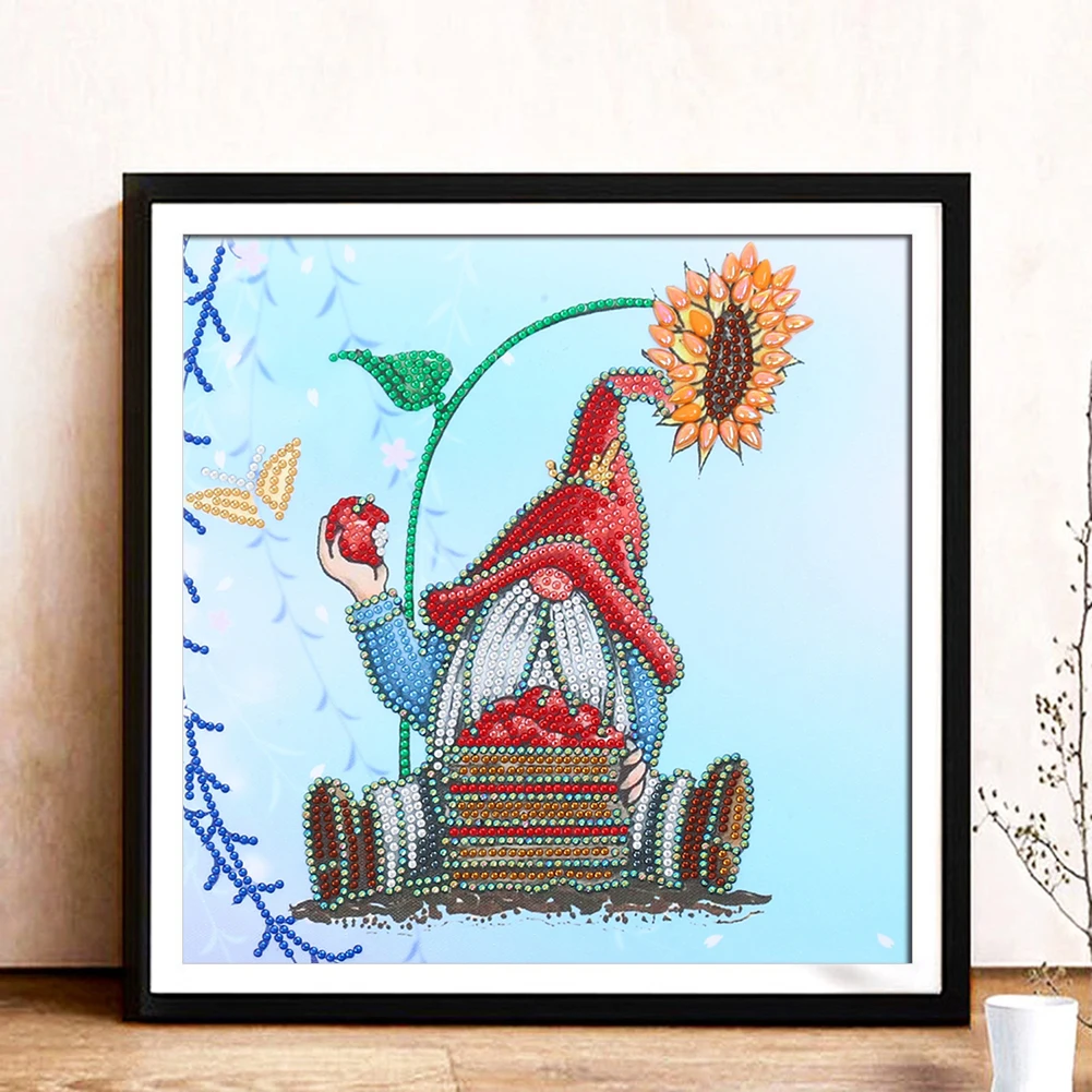 

Adult Cartoon Christmas Elf Diamond Painting Kit 5D Diamond Art Partial Different Diamond Rhinestone Decoration Gift Crafts