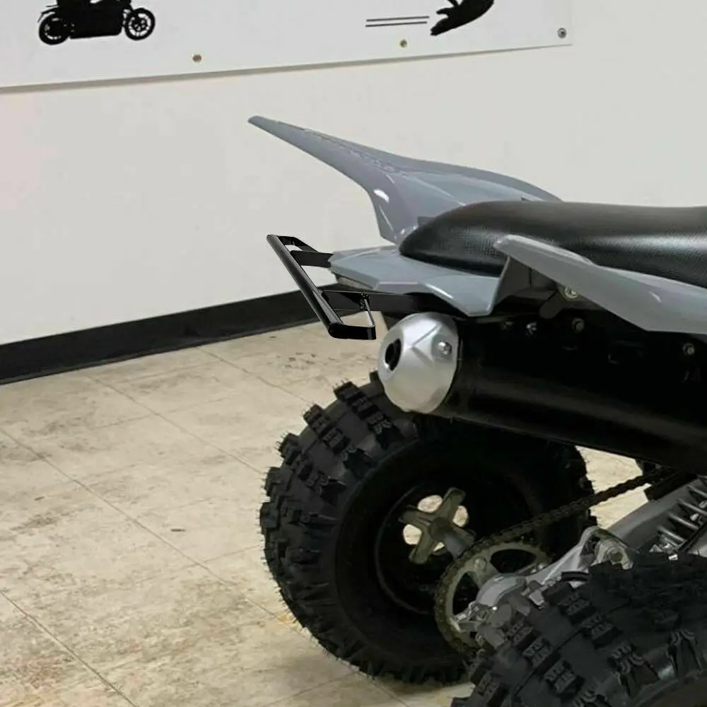 ATV черный алюминиевый широкий поручень для Yamaha Raptor 700R все годы мотоцикл товары полка Стеллаж для хранения 2006