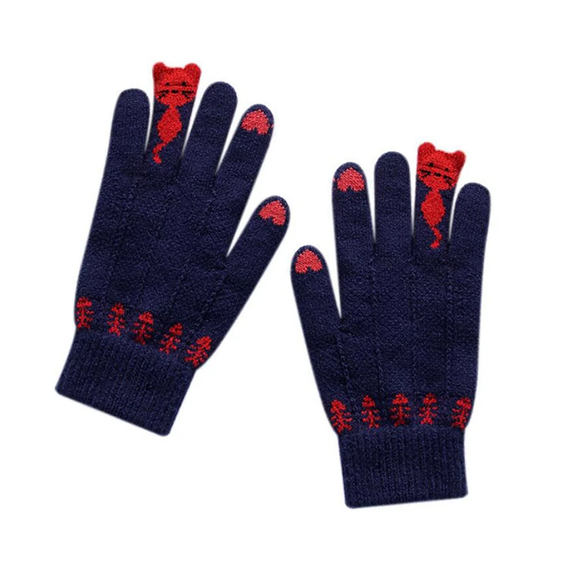 

2021 Winter New Style Touch Screen High Quality Gloves Ladies Driving Gloves Cute Fashion Warm Promotion Couple Gloves
