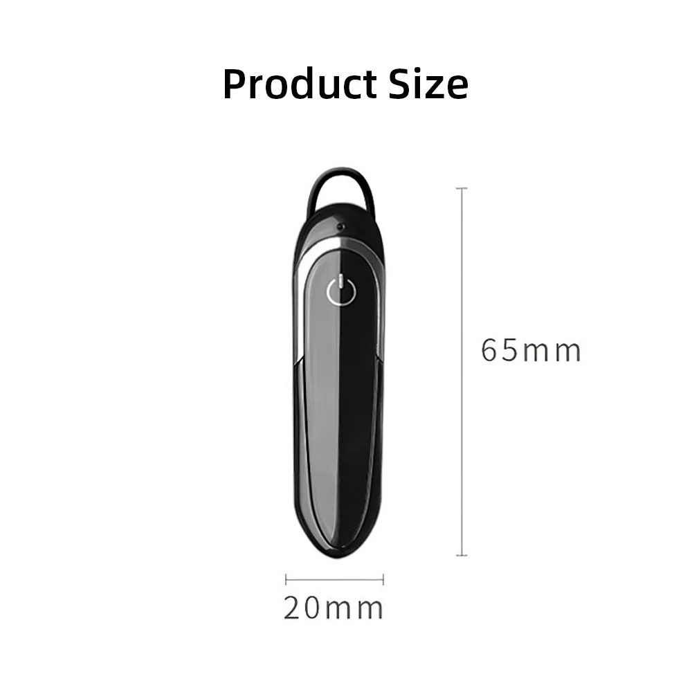 Bluetooth наушники беспроводные стерео объемное снижение Noice Handsfree микрофон бизнес