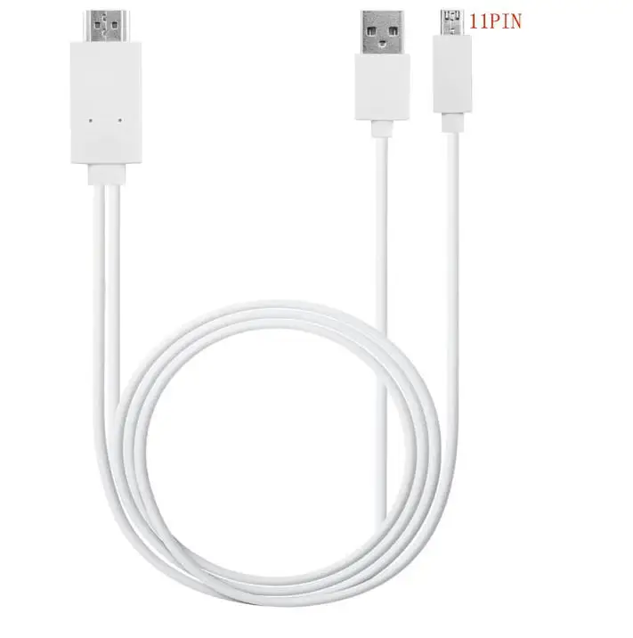 Микро USB к HDMI 1080P HD ТВ кабель адаптер для Android samsung телефонов 11PIN|Кабели HDMI| |