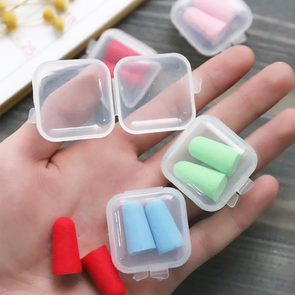 

Soft Foam Anti-nosie Earplugs Ear Protector Plugs Anti- Sound Noise Protection for Travel Sleeping Noise Reduction