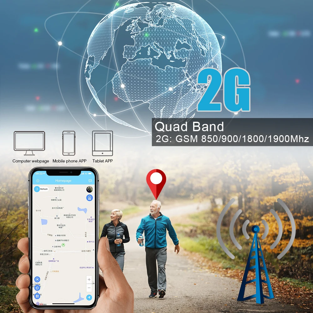 Мини GPS трекер для детей голосовой монитор SOS геозабор ошейник собак домашних