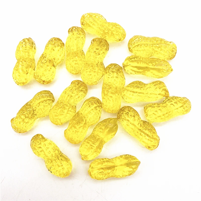 

Drop Shipping 1PC Beautiful Yellow Glass Crystal Stone Peanut Shaped Specimens Crystal Collection Decorative Stones and Crystals