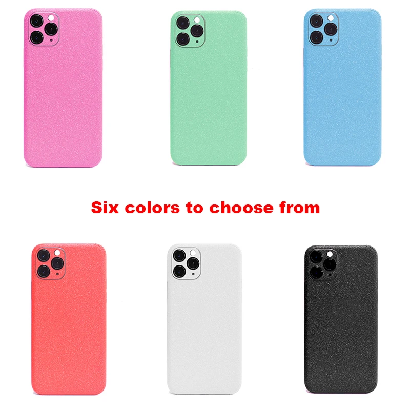 Ультратонкая роскошная наклейка на телефон для iPhone 11 Pro Max 11 Flash Point Matt PVC Stickers Back Screen Decorative on.