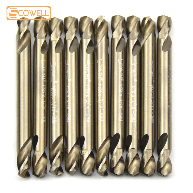 Скидка 30% 60 шт. HSS M35 сверло с двойным концом DIY Инструменты спиральные сверла Jobber