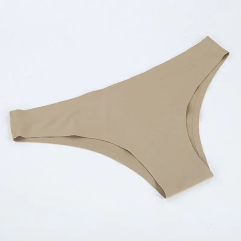 

New Product One-piece European and American Low-waist Ladies Thong Ice Silk Breathable Seamless Invisible Underwear Women