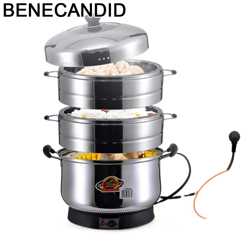 

Heated Container Stoomkoker Cooker Cuisine Vapeur Cuiseur Riz Multicooker Er Warmer Restaurant Equipment Electric Food Steamer