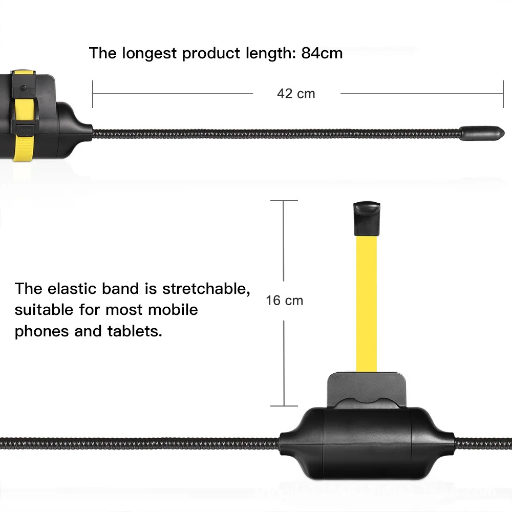 

360 Degree Flexible Mobile Phone Holder With Variable Shape Lazy Hanging Neck Phone Stands Necklace Bracket Bed Phones Holder