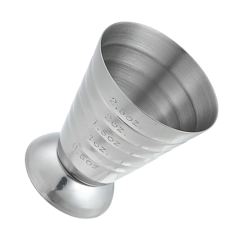 75 мл мерный стакан бар коктейльный напиток миксер ликер нержавеющая сталь
