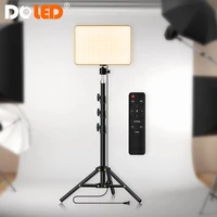 led lighting panel remote control video light with stand for photography studio taking photo video filming live streaming