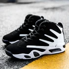 Теплые плюшевые ботильоны унисекс, зимняя обувь с высоким берцем, повседневные женские кроссовки с подушкой, botas hombre basket femme