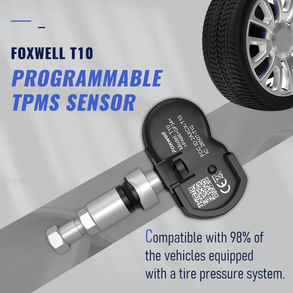 Программируемый TPMS датчик FOXWELL T10 433 МГц 315 | Автомобили и мотоциклы